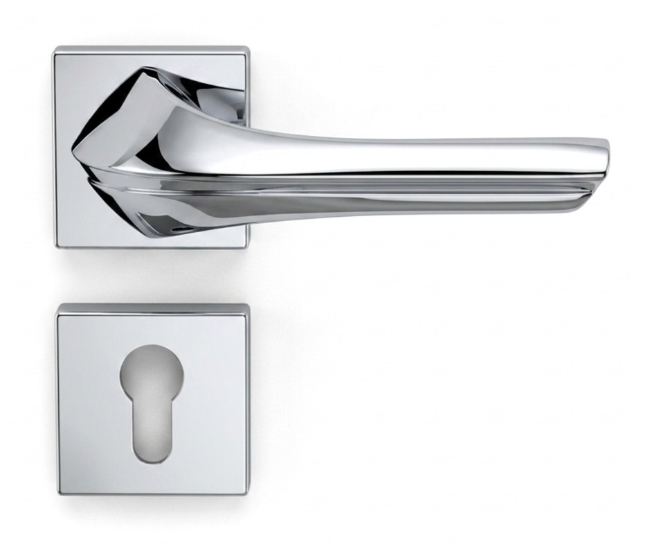 Lever Handle Rose Type Alum. (cm07) "como"